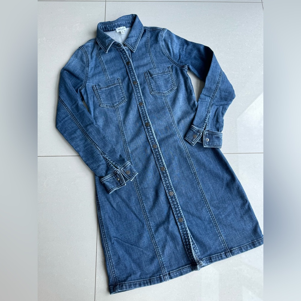 SPLENDID Denim Button Up Mini dress size XS